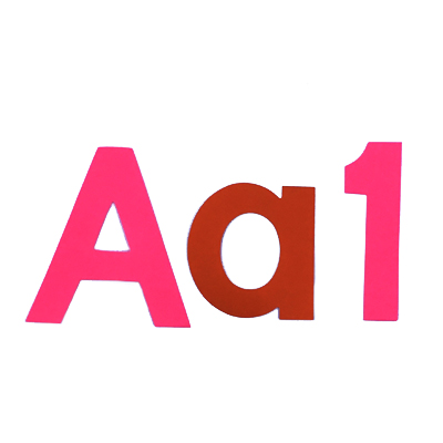 3 inch block letters